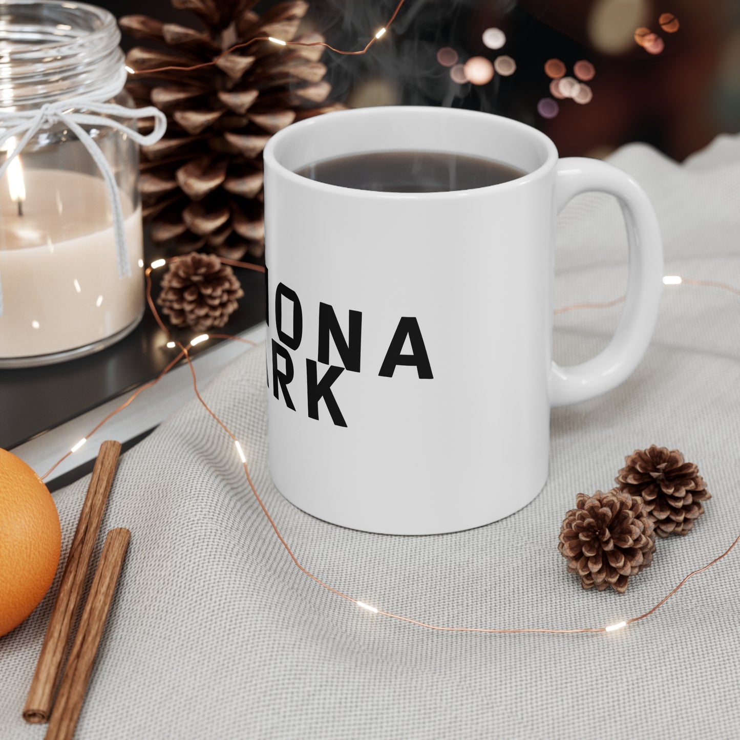 Pomona Park Ceramic Coffee Cup – 11oz & 15oz – Perfect Gift for Coffee Lovers
